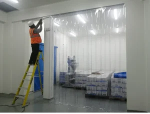 cortinas sanitarias de pvc